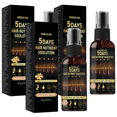RootVital™ Biotin & Caffeine Hair Growth Elixir – Rosemary & Turmeric Infused Oil for Fuller, Stronger & Healthier-Looking Hair