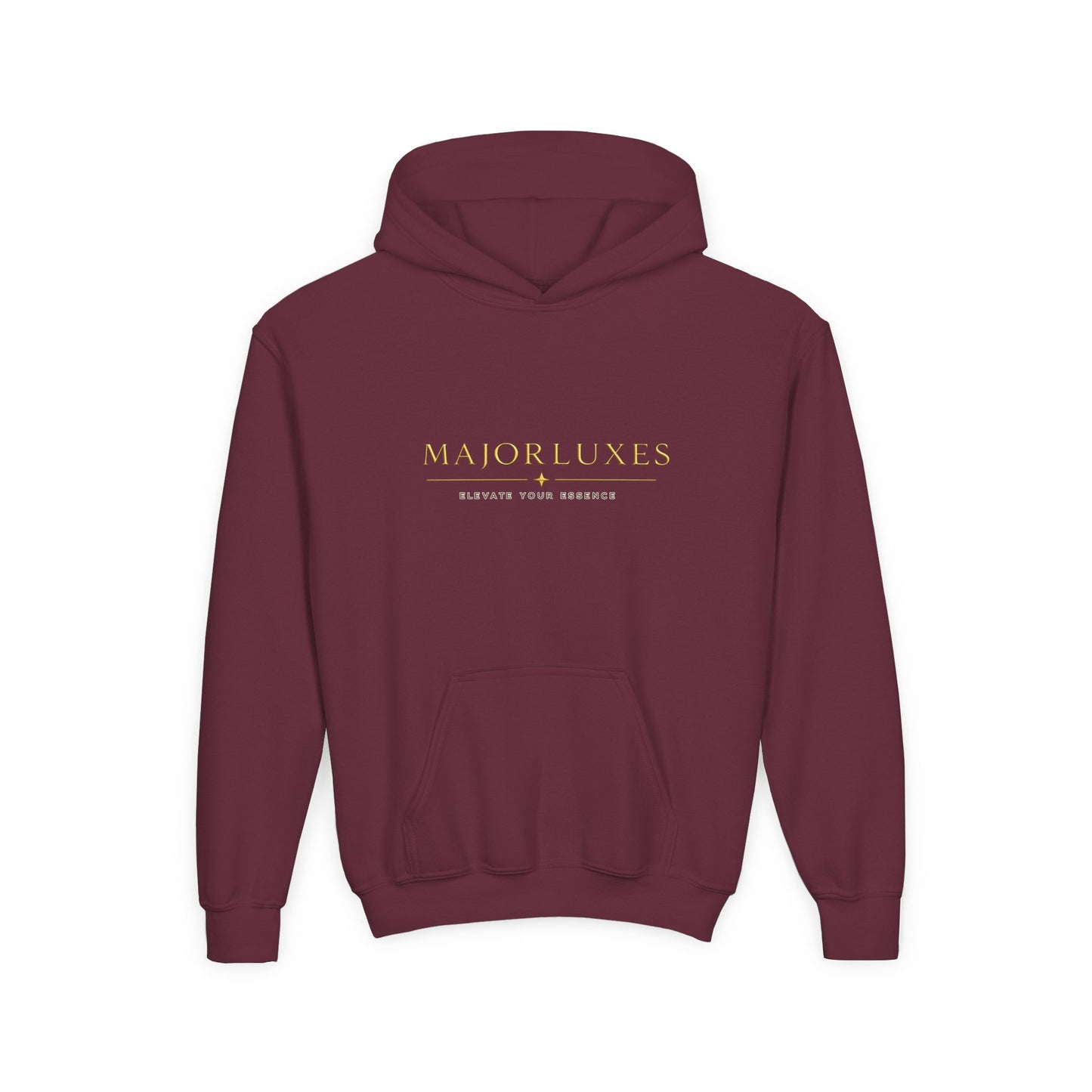 Youth Hoodie — MAJORLUXES Gold Logo Streetwear Pullover