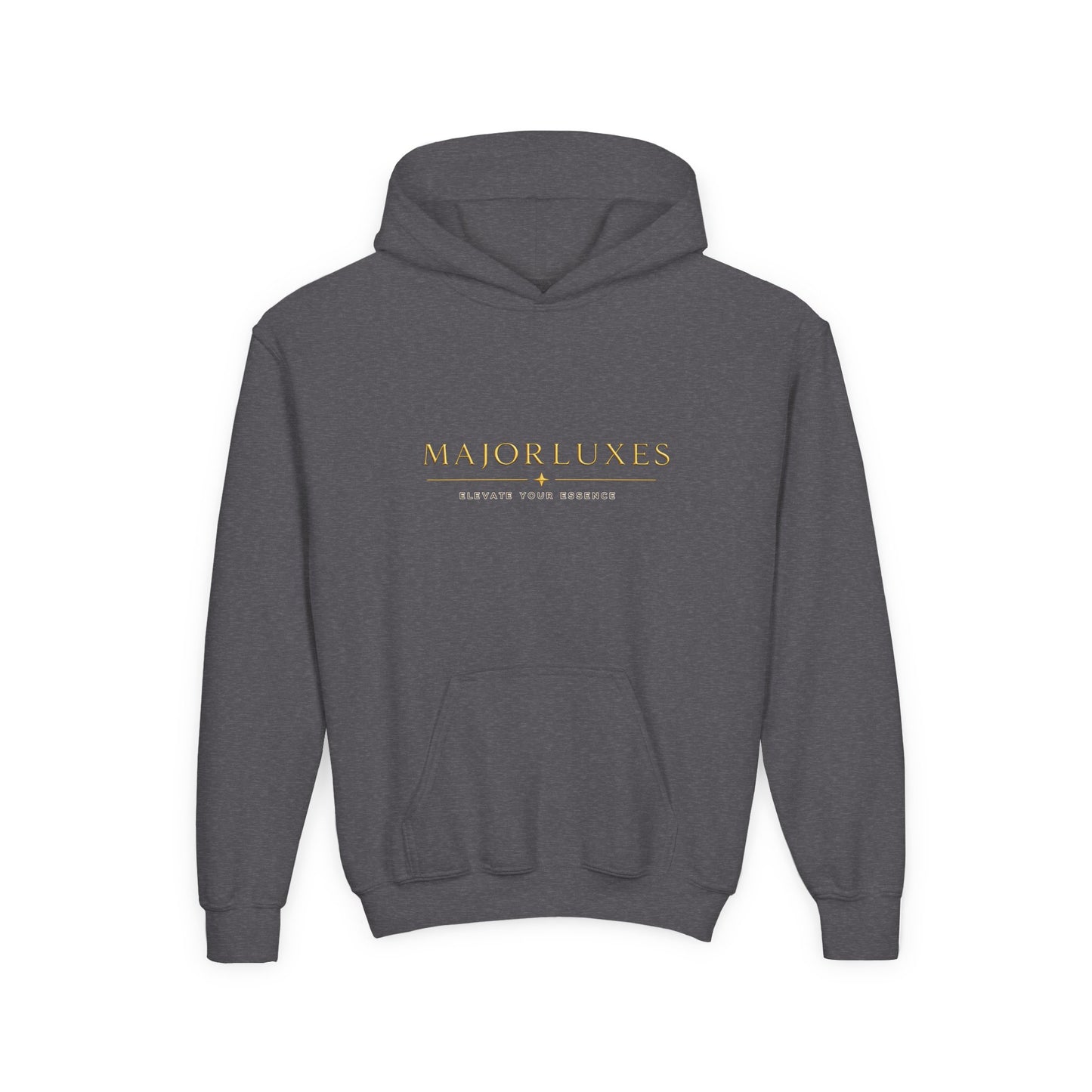 Youth Hoodie — MAJORLUXES Gold Logo Streetwear Pullover