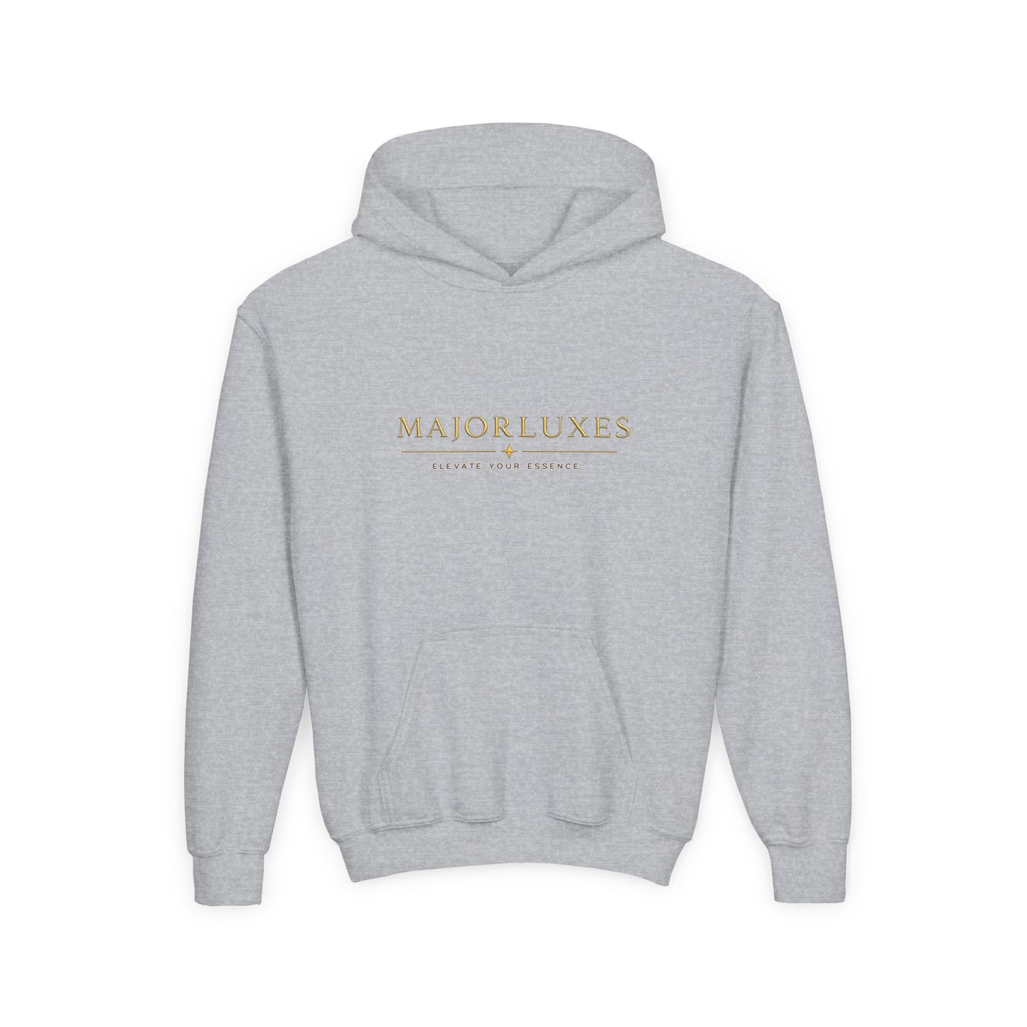 Youth Hoodie — MAJORLUXES Gold Logo Streetwear Pullover