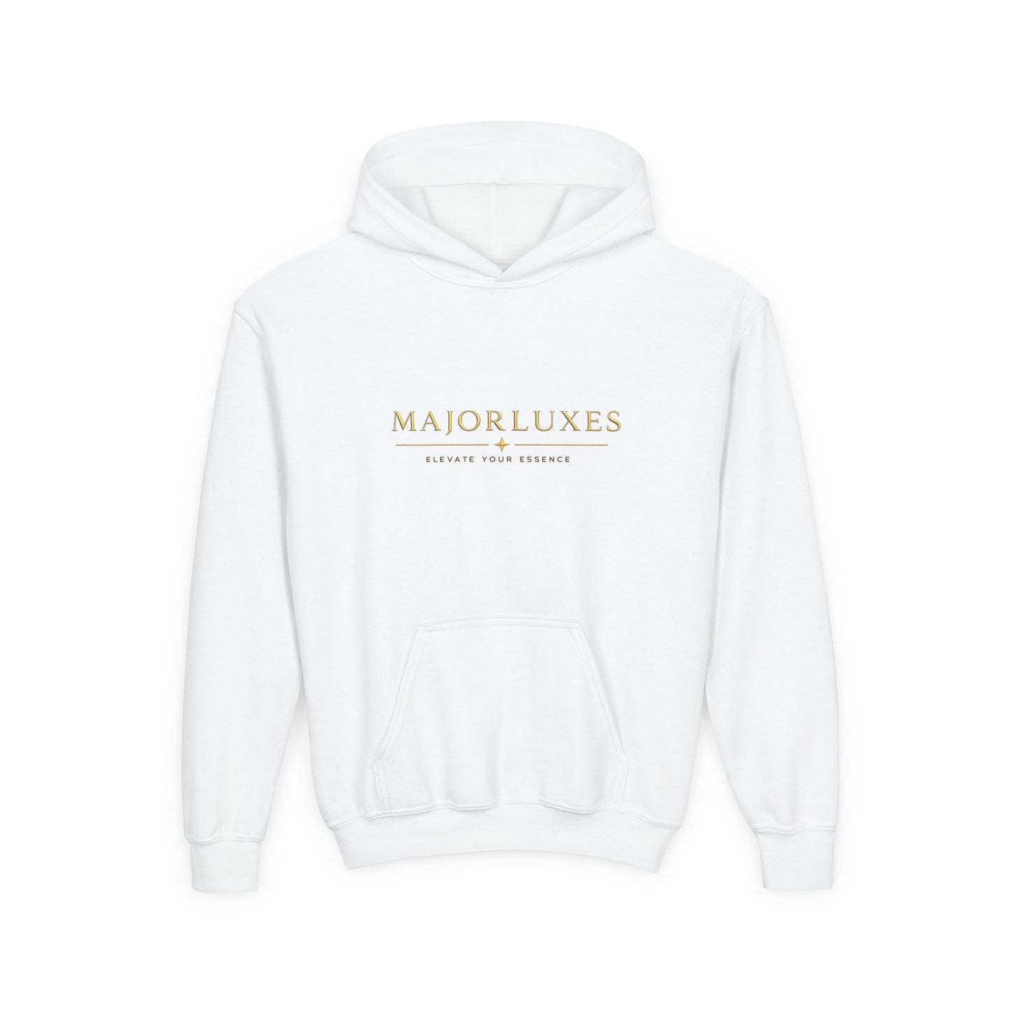 Youth Hoodie — MAJORLUXES Gold Logo Streetwear Pullover