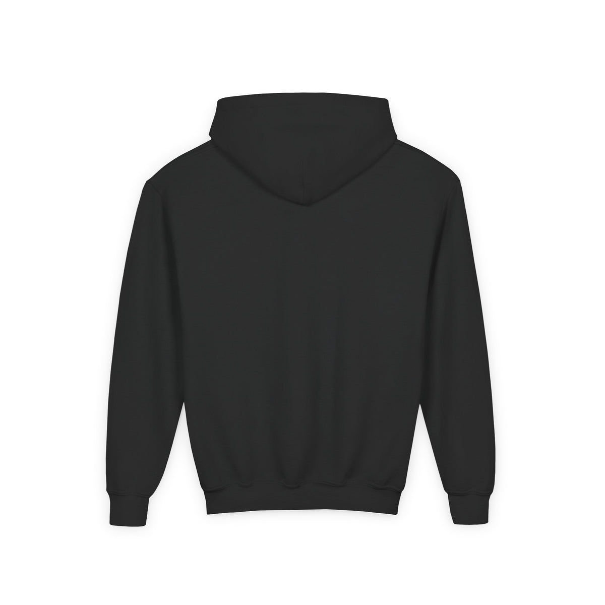 Youth Hoodie – "Major Luxes" Black Pullover with Gold Logo