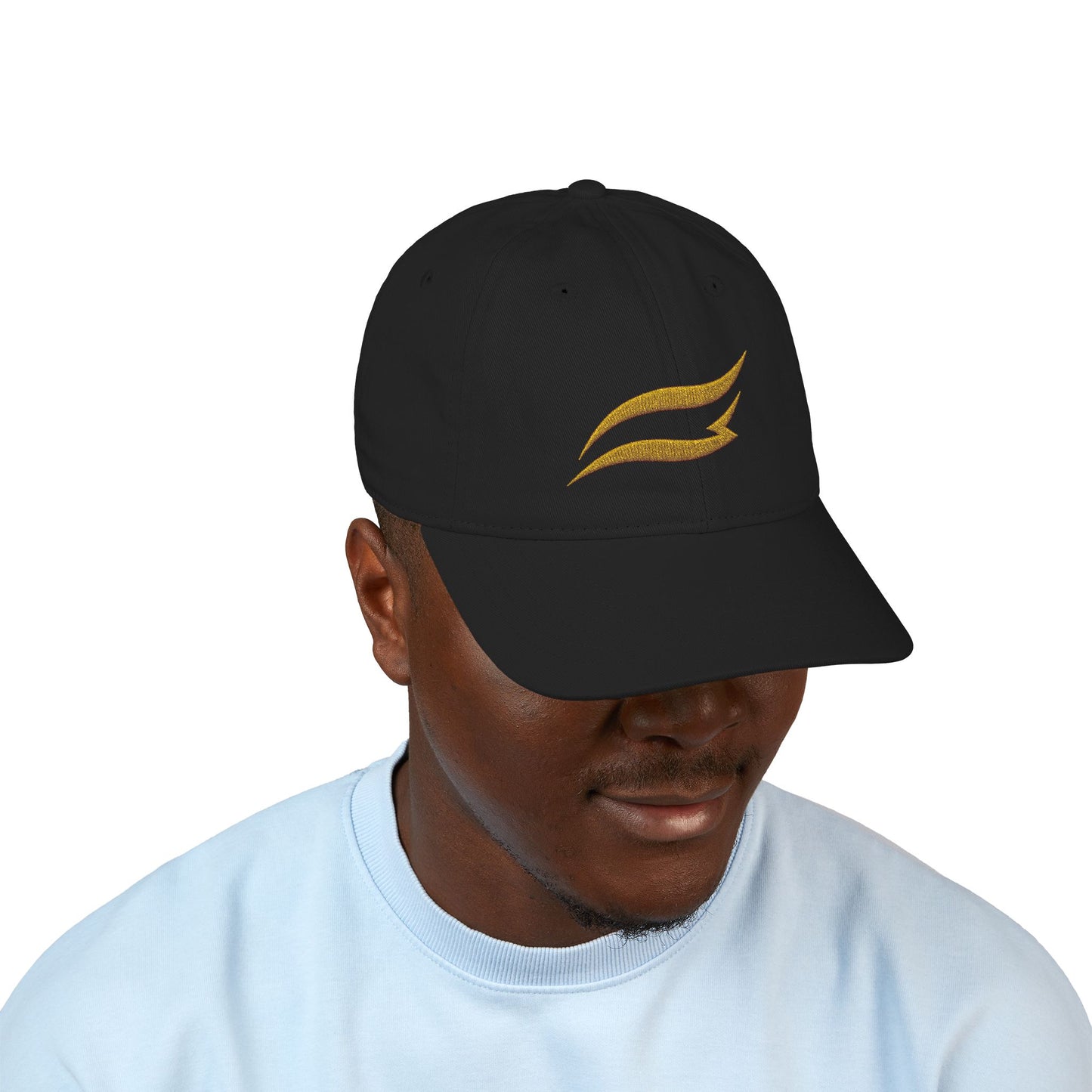 Majorluxes Golden Wave Embroidered Baseball Cap