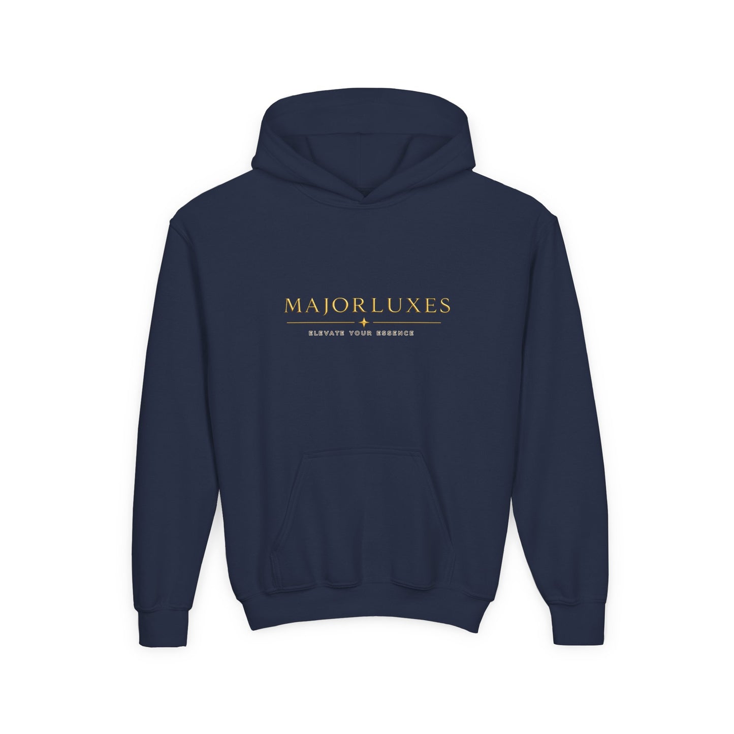 Youth Hoodie — MAJORLUXES Gold Logo Streetwear Pullover