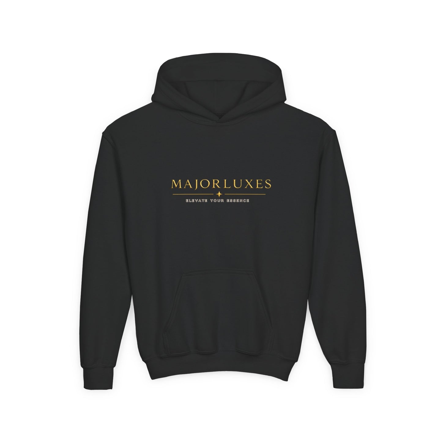 Youth Hoodie — MAJORLUXES Gold Logo Streetwear Pullover
