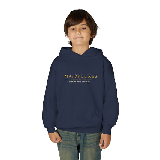 Youth Hoodie — MAJORLUXES Gold Logo Streetwear Pullover