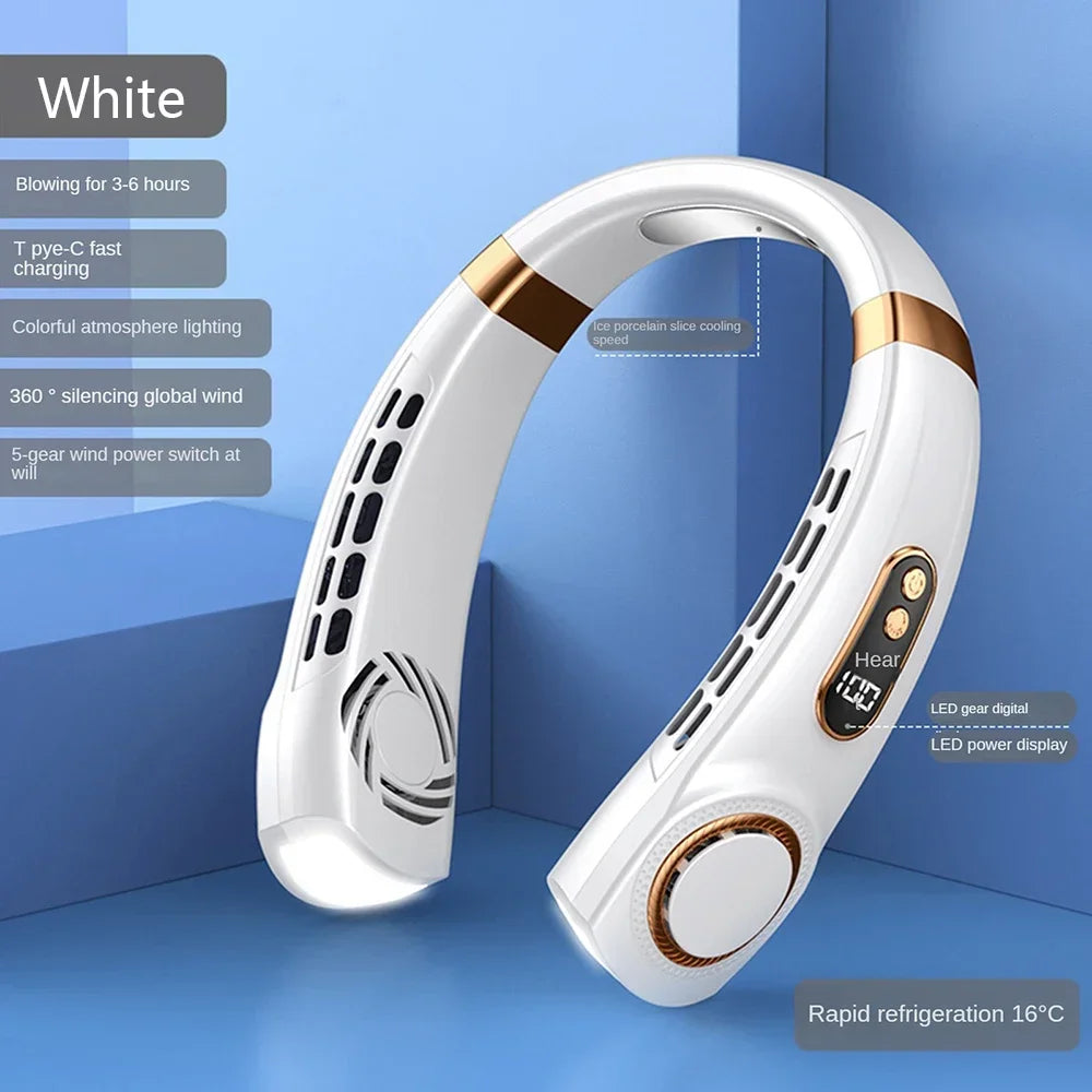ArcticFlow™ 5-Speed Wearable Neck Cooler with Cooling Plate & LED Display for only $34.99 “🔥 Summer Essential”.