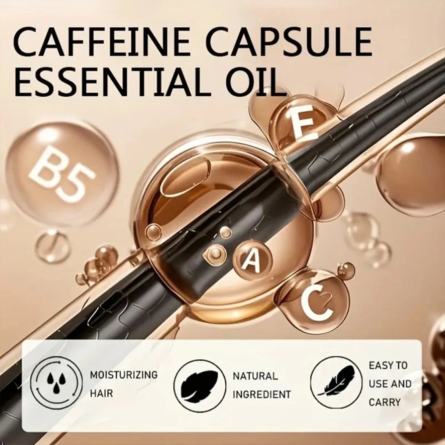 ReviveRoot™ High-Potency Caffeine Hair Growth Oil – Strengthens Roots, Nourishes Hair & Promotes Fuller-Looking Hair