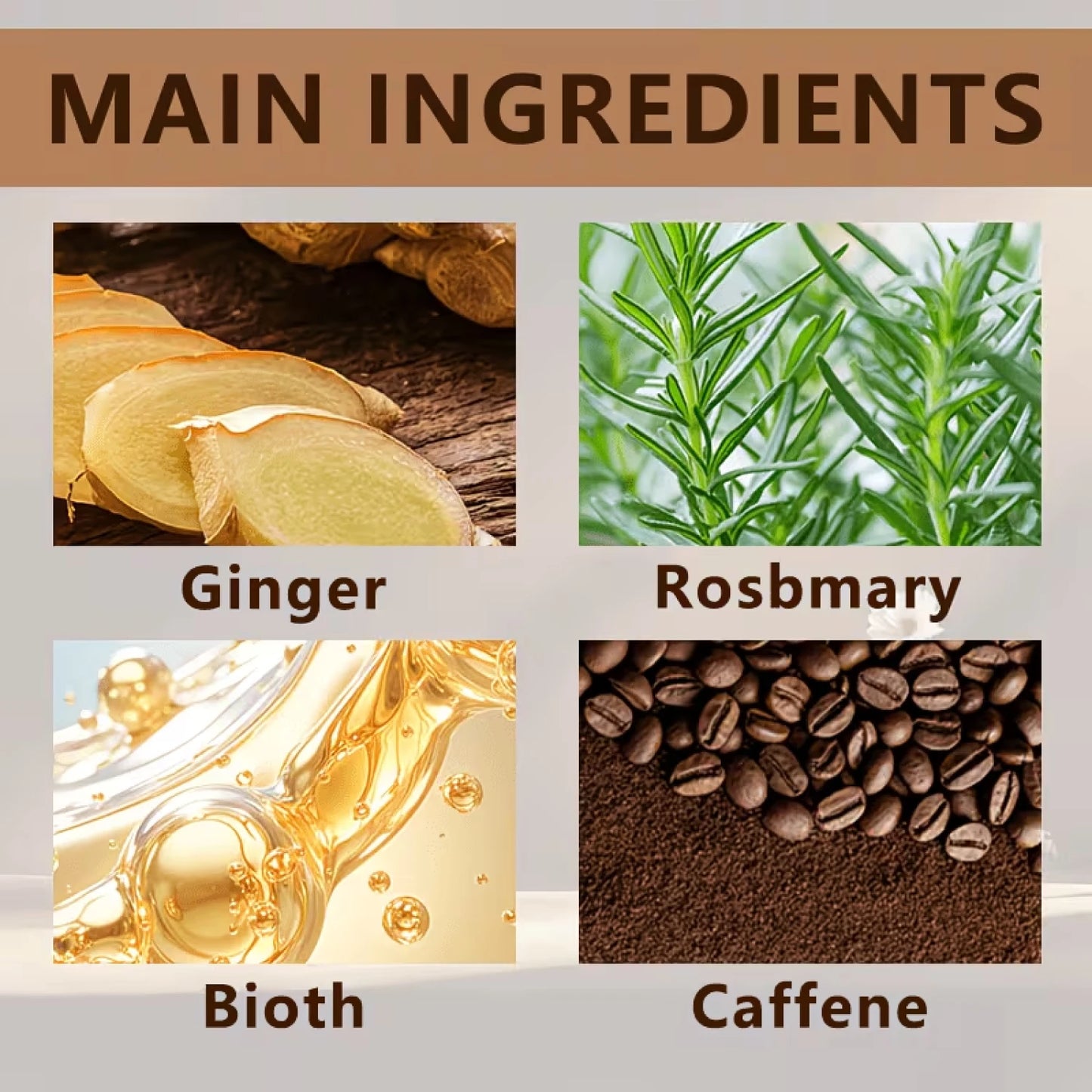 RootVital™ Biotin & Caffeine Hair Growth Elixir – Rosemary & Turmeric Infused Oil for Fuller, Stronger & Healthier-Looking Hair