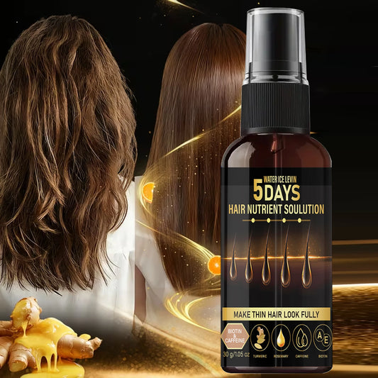 RootVital™ Biotin & Caffeine Hair Growth Elixir – Rosemary & Turmeric Infused Oil for Fuller, Stronger & Healthier-Looking Hair