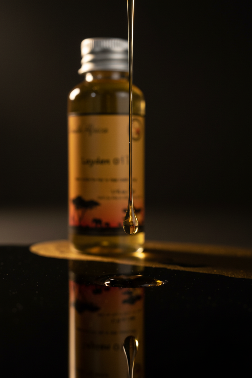 Layden Oil Drop - Glossy Black & Gold
